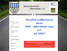 Tablet Screenshot of msc-oftersheim.de